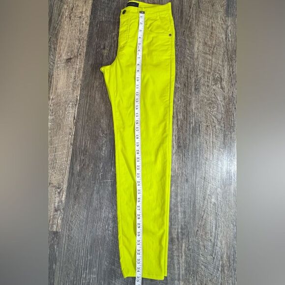 Karen Kane Kiwi Green Stretch Denim Skinny Jeans Size 6 - Picture 5 of 10